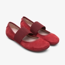 Camper Right Ballerinas Red - Womens Singapore TDJEZI-212